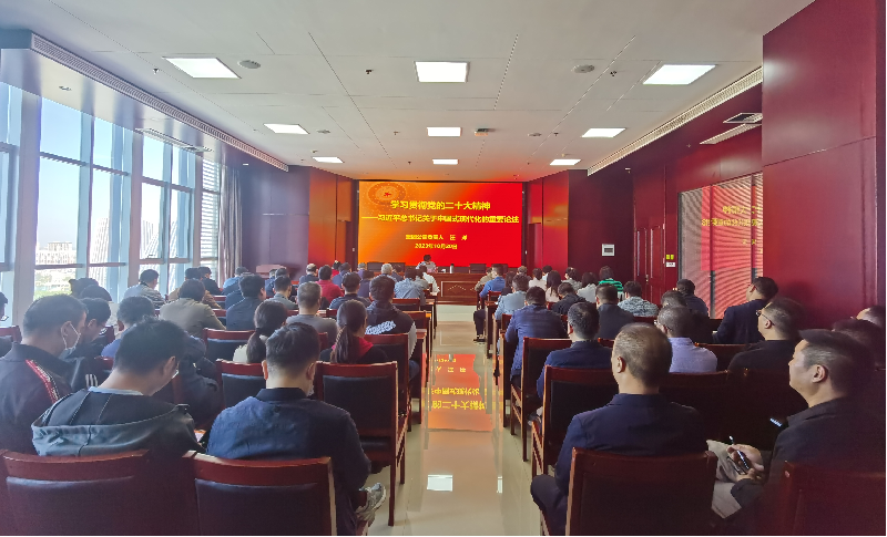 紧跟核心强忠诚 在深学细悟中坚定信仰信念 ——爱游戏官方网页版-爱游戏(中国)
负责人汪洋同志为全体党员讲授主题教育专题党课